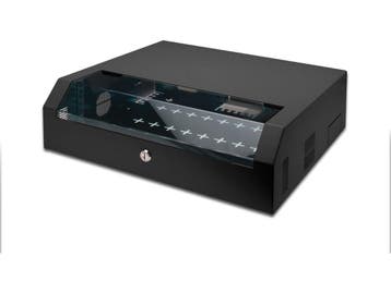 Digitus DN-19 04U-PB-B - Wandrek - Zwart, Verzenden, Zo goed als nieuw