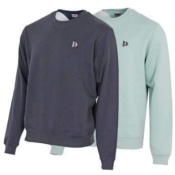 Donnay Donnay Heren - 2-Pack - Fleece Crew Sweater Dean -, Verzenden, Nieuw