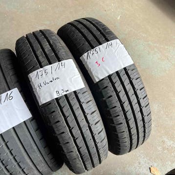 2 x Hankook Vantra 175-80-14 C Zomerbanden 9,5mm, Auto-onderdelen, Banden en Velgen, 14 inch, 175 mm, Ophalen of Verzenden, Band(en)