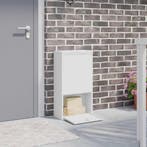 vidaXL Pakket inwerp box met opslag met slot Wit 44 x 22 x, Verzenden, Nieuw