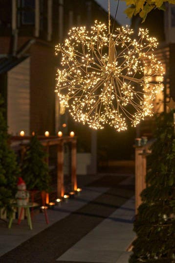2dekans | Luca Lighting Kerstverlichting Bal met Warm Witte, Ophalen of Verzenden, Zo goed als nieuw