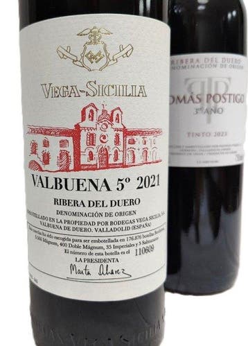 2021 Vega Sicilia, Valbuena 5º Año & 2023 Tomás Postigo 3, Nieuw