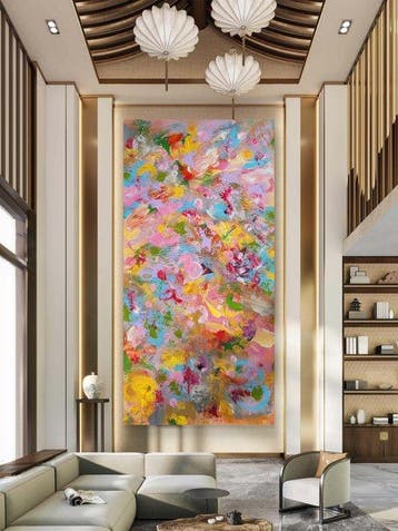 Laura Capellini -  SOUL GARDEN #11(XL) Acrylic on canvas -