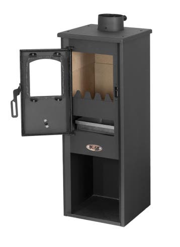 Houtkachel 8kW Antraciet | ECO Design | OP=OP, Ophalen of Verzenden, Nieuw, Vrijstaande haard, Houthaard