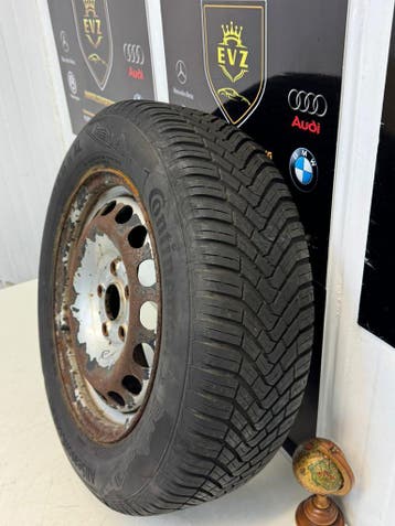 VW Caddy bj.2013 195/65R15 Reservewiel 5x112, Gebruikt, 15 inch, Banden en Velgen, All Season
