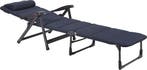 2dekans | Crespo - Ligstoel - AP/233 - Air-Deluxe - Blauw, Ophalen of Verzenden, Zo goed als nieuw