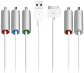Apple Component AV Kabel voor iPod / iPhone MB128LL/B, Verzenden, Zo goed als nieuw