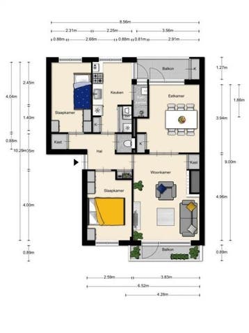 Te Huur 4 Kamer Appartement Lippe Biesterfeldstraat In Arnhe, Gelderland, Direct bij eigenaar, Appartement, Arnhem