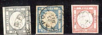 Italiaanse oude staten - Napels 1861 - Napolitaanse, Gestempeld