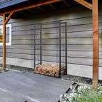Houtopslag | Brandhoutrek | Houtrek | 100x25x148cm | Staal, Verzenden