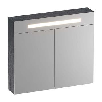 Brauer Promise Deluxe Spiegelkast - 80 cm - met Directe, Ophalen of Verzenden, Nieuw