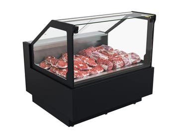 Rose koeltoonbank B125xD118xH125cm - zwart, Nieuw in verpakking