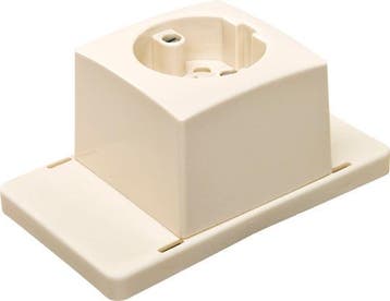 ABB 3611 Afdekking Met 16A Perilex Stopcontact Gerecycled, Verzenden, Nieuw, Overige typen