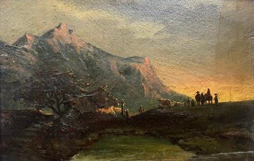 Costantino Prinetti (1825-1855), Toegeschreven aan - Scena, Antiek en Kunst