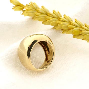 Gouden Nouvelle Vague ring; Cartier, Sieraden, Tassen en Uiterlijk, Ringen, Gebruikt, Ophalen of Verzenden, 17 tot 18, Dame of Heer