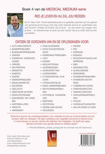 Liver Rescue / Medical Medium 9789492665331 Anthony William, Verzenden, Zo goed als nieuw, Anthony William