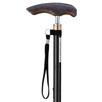 MultiMotion wandelstok Carbon met houten handvat, Ophalen of Verzenden, Nieuw