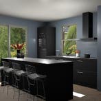 Zwarte keuken Toulouse 49074, Verzenden, Nieuw