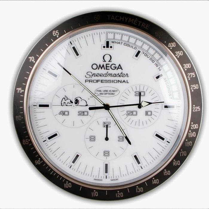 Moon24 - Omega Speedmaster “Moon Snoopy White” – Orologio da, Antiek en Kunst, Kunst | Designobjecten