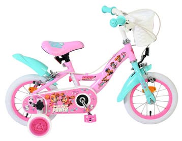 Paw Patrol Kinderfiets - Meisjes - 12 inch - Roze - Twee, Verzenden, Nieuw, 14 inch of minder