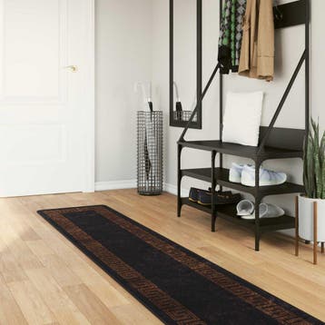 vidaXL Vloerkleedloper MARSA Zwart 50 x 400 cm Polyester en, Verzenden, Nieuw, Zwart