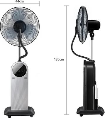 Aircooler - Luchtkoeler - Statiefventilator - Mist Ventilato, Verzenden, Zo goed als nieuw