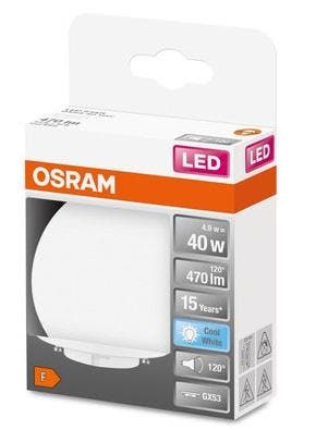 6 stuks Osram LED GX53 4.9W 470lm 4000K Koel Wit | Niet-D..., Ophalen of Verzenden, Nieuw