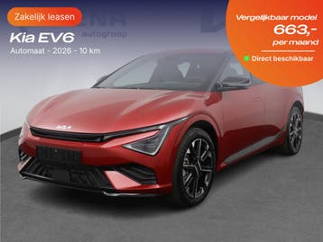 Kia EV6 | Zakelijk Leasen vanaf 321,- p/mnd, Nieuw, Financial lease, Lease, EV6