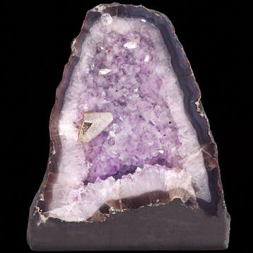 Amethist & Agaat - 20x15x10 cm - Mini Geode- 2.8 kg