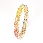 Ring - 14 karaat Geel goud - 2.24ct. tw. Gemengde edelstenen, Nieuw