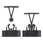 ProPlus Deurvanger met flexibele klem - zwart - 2-delig -..., Ophalen of Verzenden, Nieuw