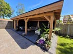 Robuuste Douglas Overkapping incl. berging 3x9 meter, Tuin en Terras, Overkappingen, Nieuw