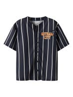 Stoer jongens shirt met Gotham City print navy 134, Ophalen of Verzenden, Nieuw, Jongen, Shirt of Longsleeve