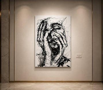 D. Witschkanow -  „Abstract Shattered Silence  I