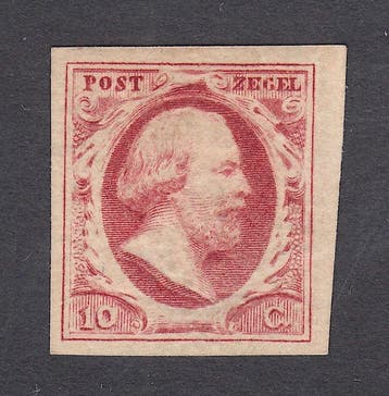 Nederland 1852 - Koning Willem III - NVPH 2, Gestempeld