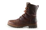 Panama Jack Veterboots in maat 41 Bruin, Kleding | Dames, Schoenen, Bruin, Verzenden, Overige typen, Zo goed als nieuw