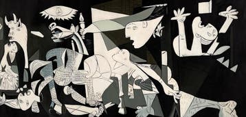 Guernica – Handgeschilderde Interpretatie naar Pablo Picasso, Ophalen of Verzenden, Nieuw