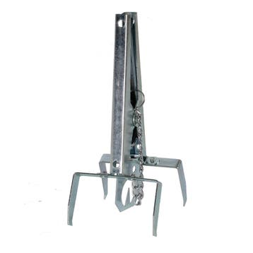 Talen Tools Mollenklem - Verzinkt - Inclusief Plaat (Tuin)