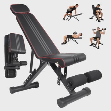 Verstelbare Dumbbell Bank 7 Posities - Opvouwbaar Fitness Ba, Verzenden, Nieuw