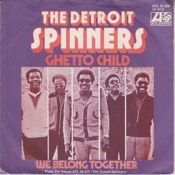 vinyl single 7 inch - The Detroit Spinners - Ghetto Child, Verzenden, Zo goed als nieuw, 7 inch, Pop