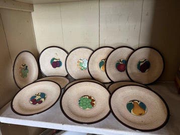 Denby Orchard - Onderbord (12) - Aardewerk, Glazuur, Antiek en Kunst