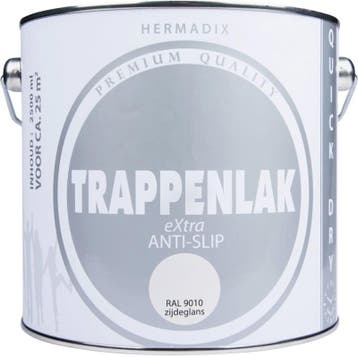 Hermadix Trappenlak Extra Zijdeglans Ral 9010 2,5 liter, Ophalen of Verzenden, Nieuw