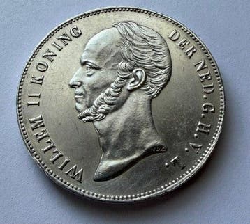 Nederland. Willem II. 2½ Gulden 1848