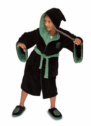Badjas Harry Potter Slytherin hooded oversized kids unisex, Ophalen of Verzenden, Nieuw, Gebruiksvoorwerp