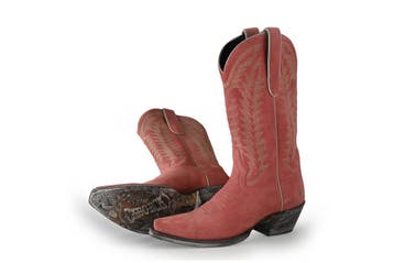 Caborca Cowboy laarzen in maat 37 Roze, Caborca, Overige kleuren, Verzenden, Zo goed als nieuw