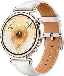 Huawei Watch GT 6 41 mm roestvrijstalen kast goud met leren, Verzenden, Zo goed als nieuw