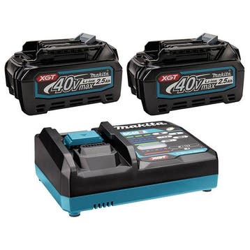 Startset: 2 stuks Makita BL4025 XGT / 40V Max, origineel, Verzenden, Nieuw