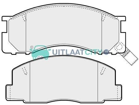 *Tip*  Remblokken TOYOTA, Auto-onderdelen, Uitlaatsystemen, Nieuw, Toyota, Ophalen of Verzenden