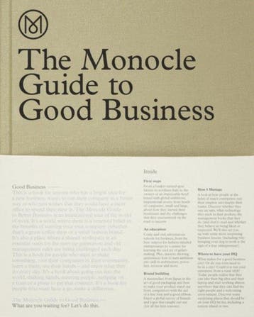 9783899555370 The Monocle Guide to Good Business, Verzenden, Nieuw, Monocle