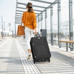 Trolley Reiskofferset / Kofferset Athen - 5-delig - Zwart, Verzenden, Nieuw